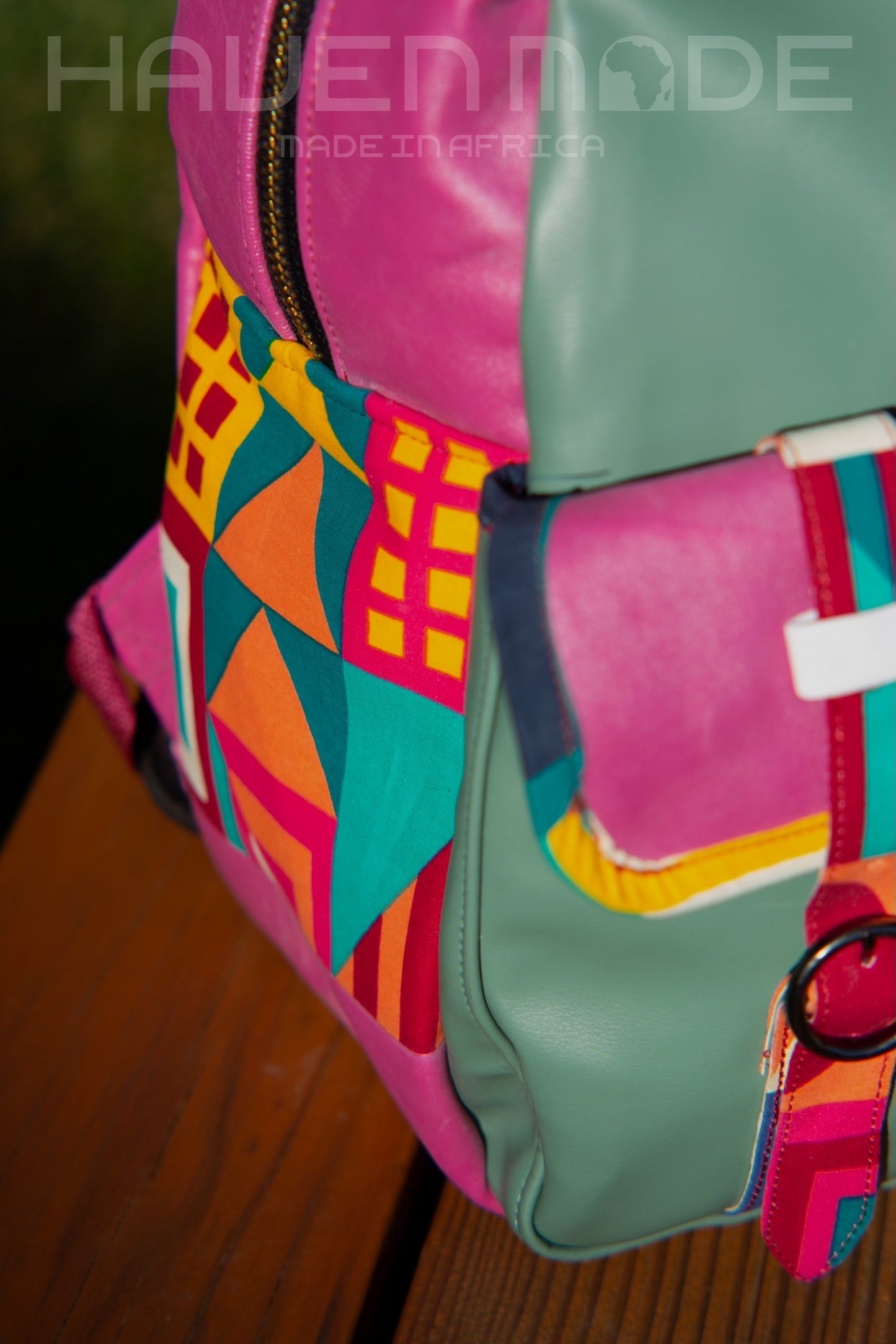 Guava Mint Shapes Amralo Backpack