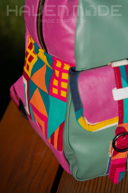 Guava Mint Shapes Amralo Backpack