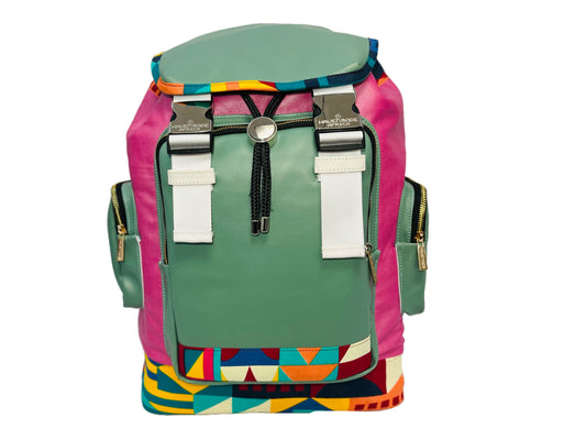 Guava Mint Shapes Maya Backpack