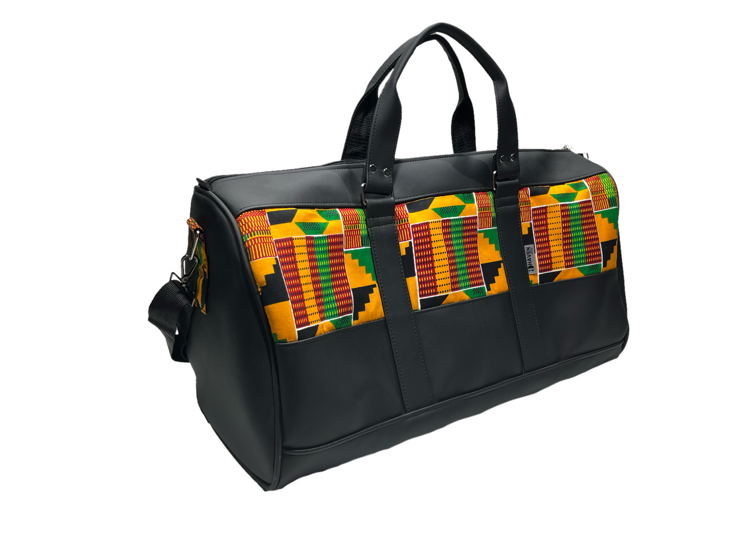 Africa Kente Cloth Duffle Bag