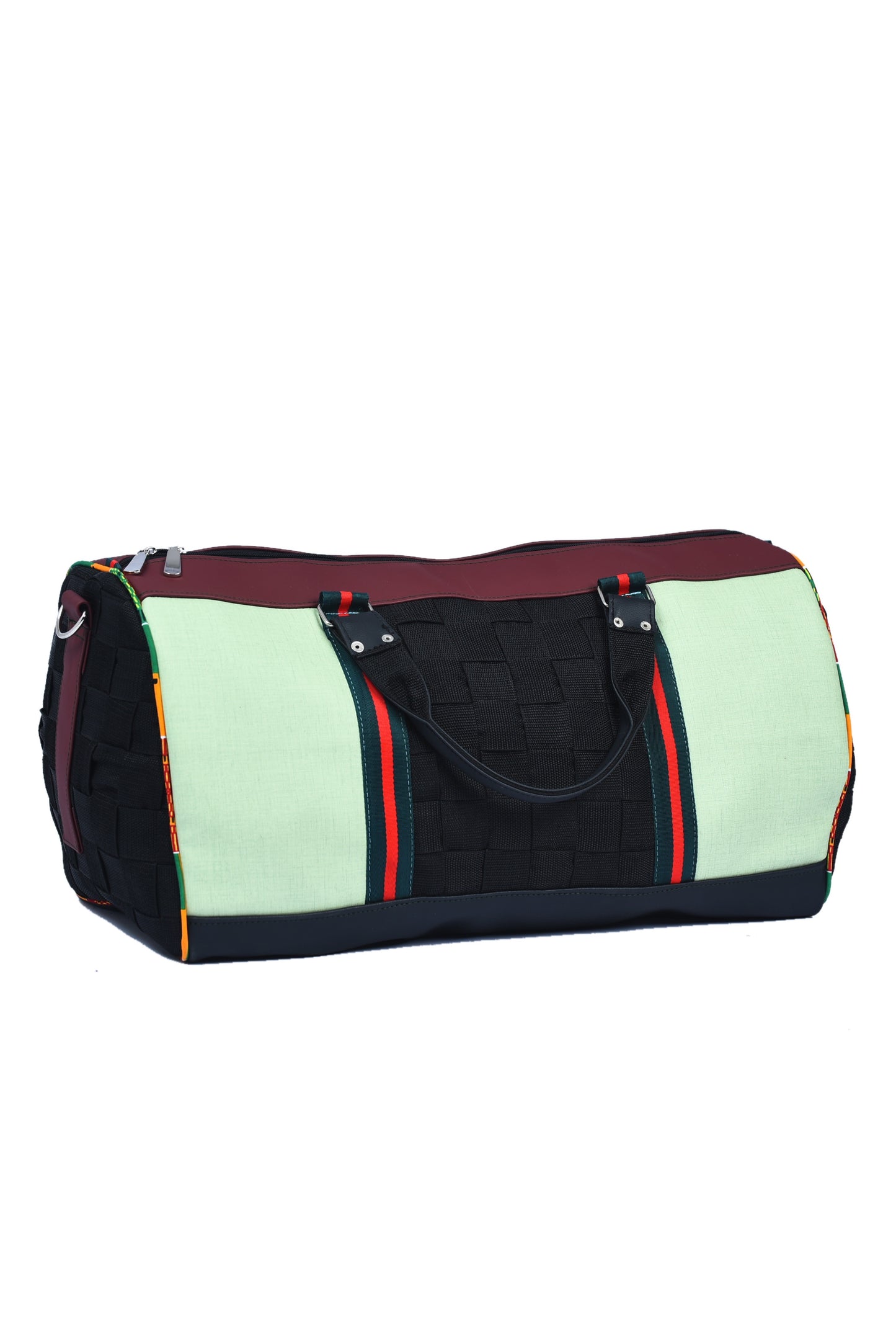 Kente Turquoise Duffle